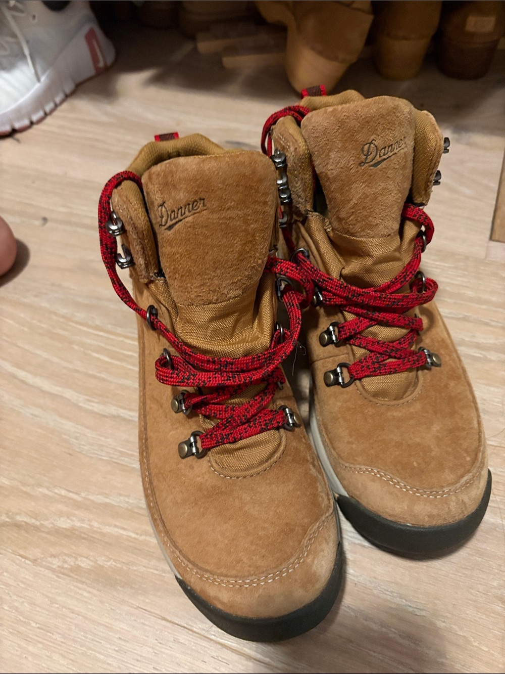 Danner Tan Suede Hiking Boots